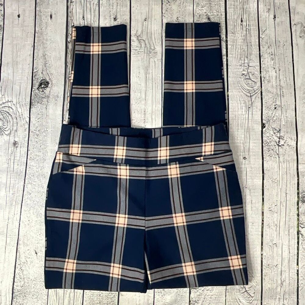 VERSONA Plaid Leggings